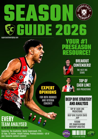 Swordplay SuperCoach Season Guide 2026/Beanie Bundle