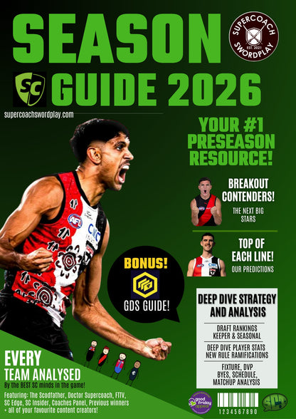**PREORDER** Swordplay SuperCoach Season Guide 2026
