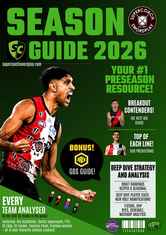 **PREORDER** Swordplay SuperCoach Season Guide 2026